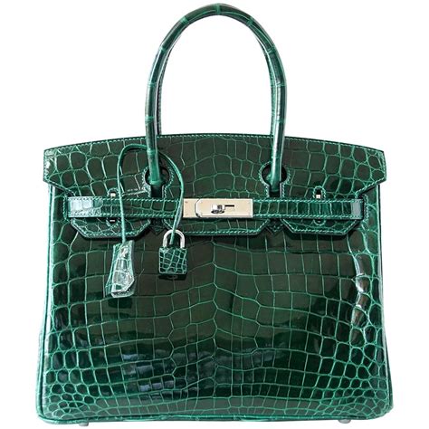 hermes green crocodile birkin|hermes crocodile birkin bag knockoff.